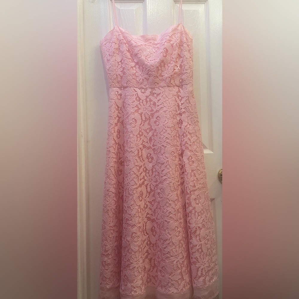 NWT-Tessuto Womens for Neiman Marcus Pink Aline Sundress